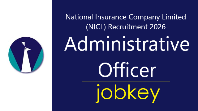 NICL Administrative Officers AO Online Form 2026-jobkey